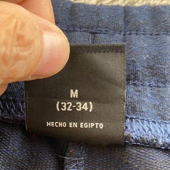 Athletic Works Mens Jogger Pants Medium (32-34) Lounge Pull On Activewear Blue - Picture 9 of 12